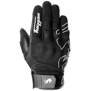 Mănuși moto Furygan Jet Neon D3O alb-negru