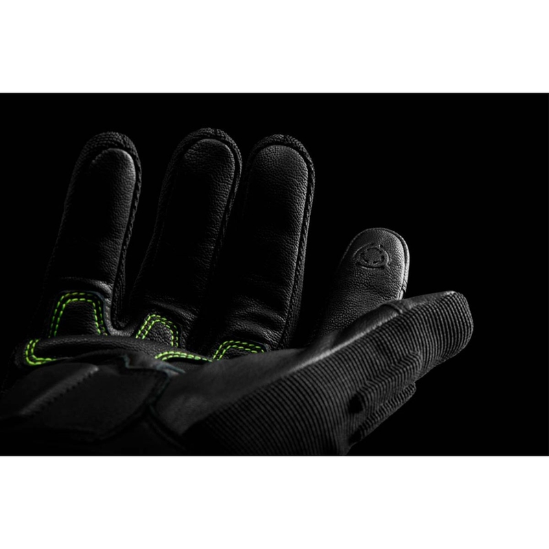 Mănuși moto Furygan Jet Neon D3O negru-alb-galben fluo