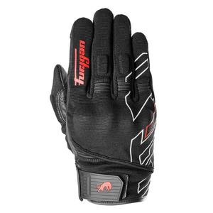 Manusi moto Furygan Jet Neon D3O negru-alb-rosu