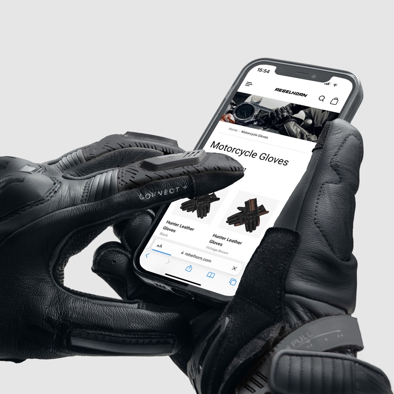 Mănuși moto Rebelhorn Viper negre