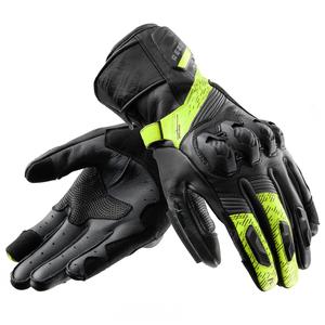 Mănuși moto Rebelhorn Viper negru-gri-galben fluo