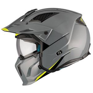 Casca deschisa MT Streetfighter SV S Solid A22 gri lucios