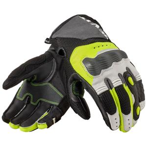 Mănuși moto Revit Blaze gri deschis-galben fluo