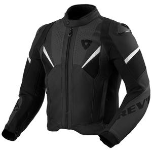 Geacă de piele pentru motocicletă Revit Automate, neagră