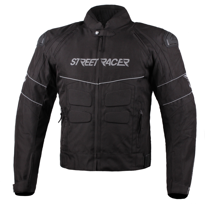 Geacă moto Street Racer Spark negru lichidare