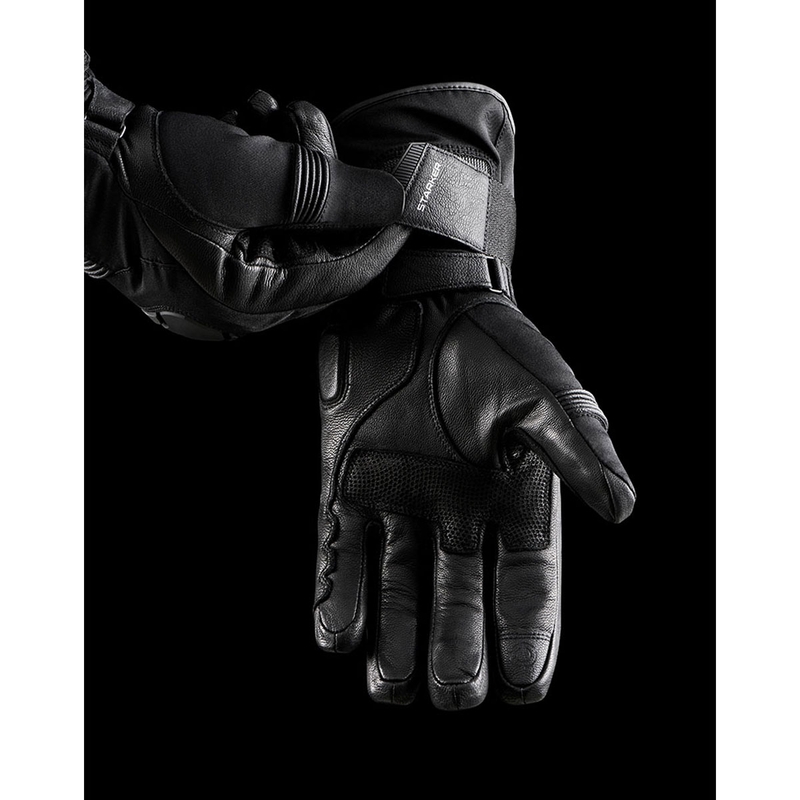 Mănuși de motocicletă Furygan Starker D3O® PrimaLoft® 37.5® alb-negru