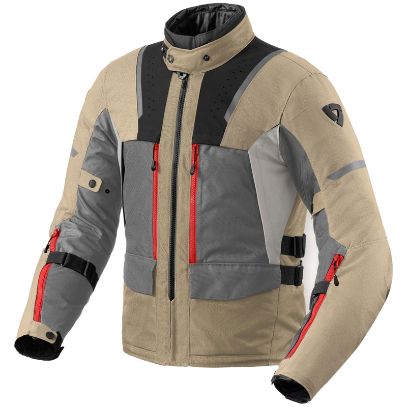 Geacă de motocicletă Revit Offtrack 2 H2O gri nisipos