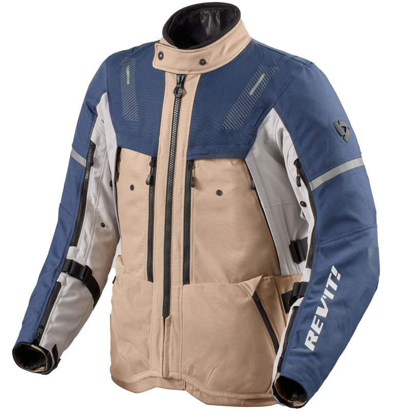 Geacă de motocicletă Revit Sand 5 H2O albastru-nisipiu