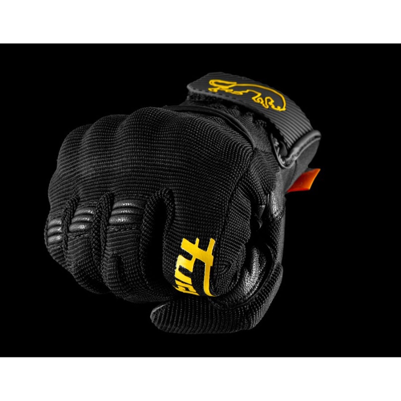 Mănuși de motocicletă pentru femei Furygan Jet Lady D3O® Evo negru-aurie