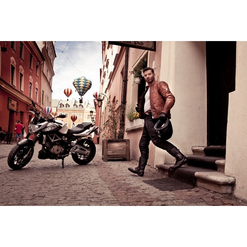Jachetă Moto Shima Hunter+ maro lichidare