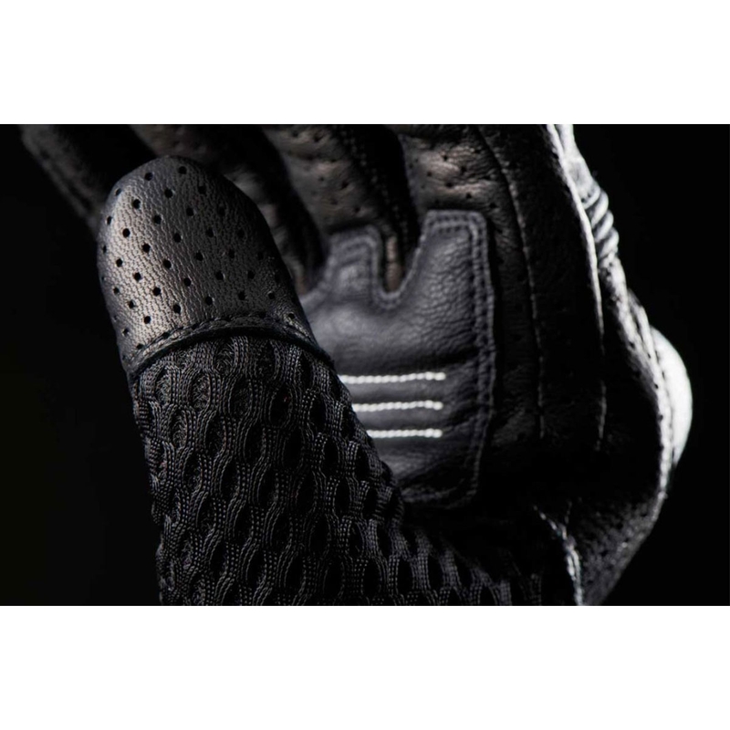 Mănuși moto damă Furygan TD Air Lady negru-alb