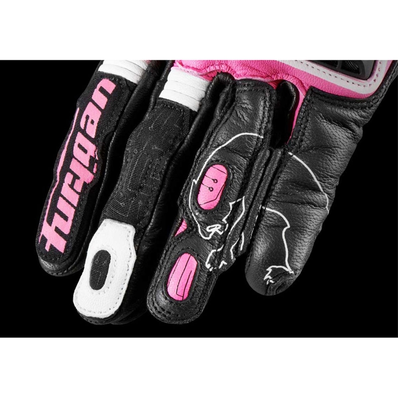 Manusi moto dama Furygan Styg 15 Lady negru-roz