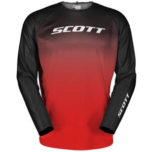 Tricou SCOTT EVO Swap motocross negru-rosu