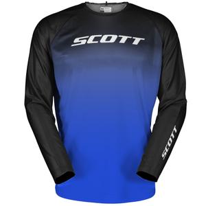 Tricou motocross SCOTT EVO Swap negru-albastru
