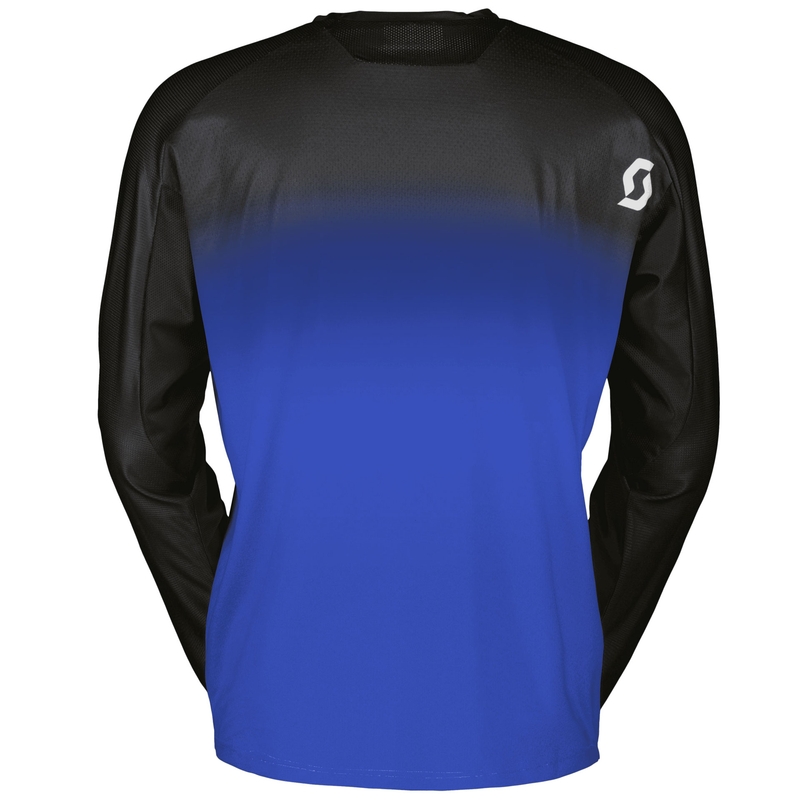 Tricou motocross SCOTT EVO Swap negru-albastru lichidare