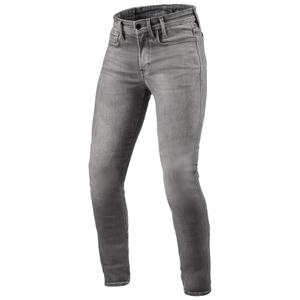 Jeans skinny pentru motociclete Revit Piston 3, gri spalat