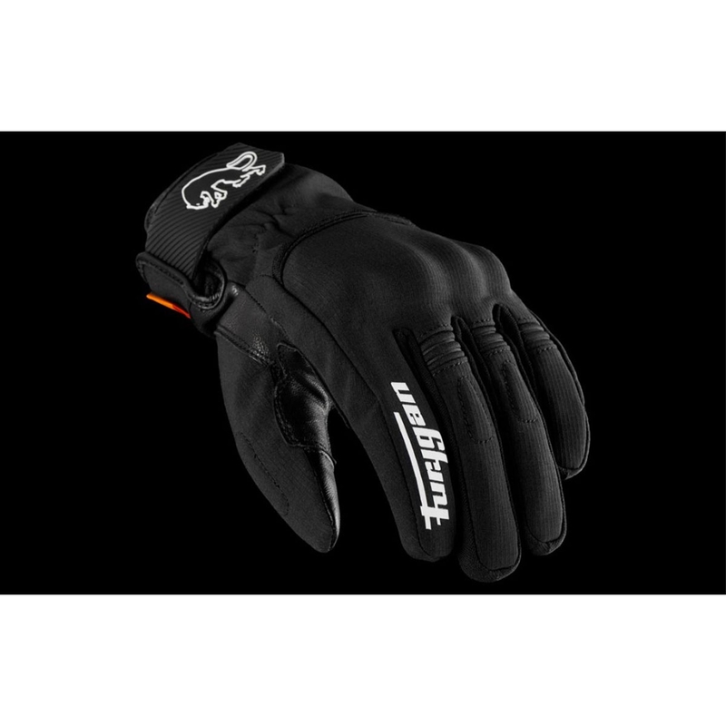 Mănuși moto damă Furygan Jet Lady All Season D3O® Evo negru-alb