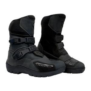 Ghete moto Street Racer Adventure Low WP negre - II. calitate