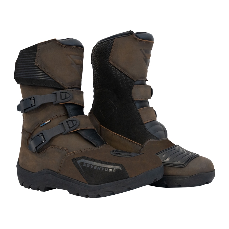 Ghete moto Street Racer Adventure Low WP maro - II. calitate