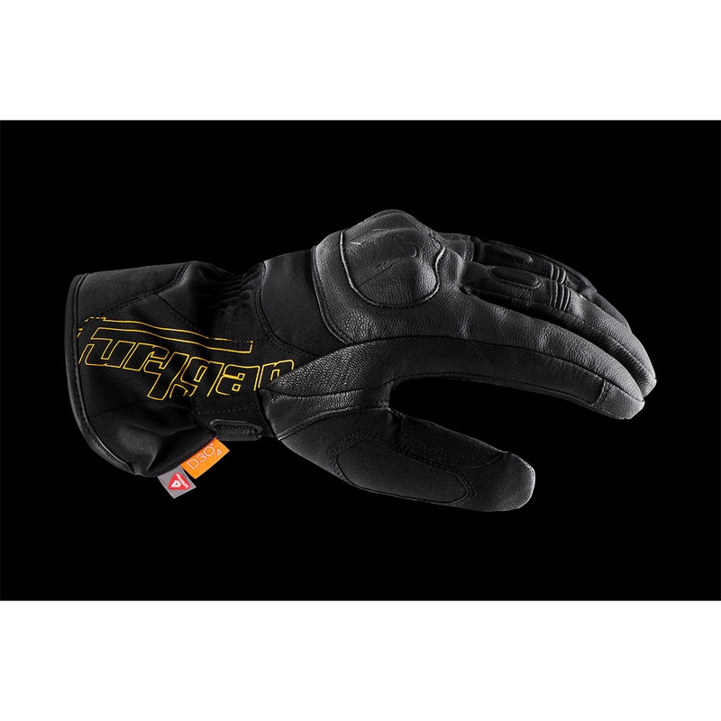 Mănuși de motocicletă damă Furygan Oslo D3O® PrimaLoft® Lady negru-aurie
