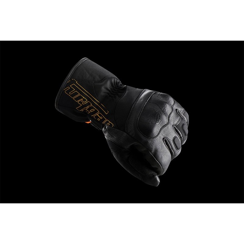Mănuși de motocicletă damă Furygan Oslo D3O® PrimaLoft® Lady negru-aurie