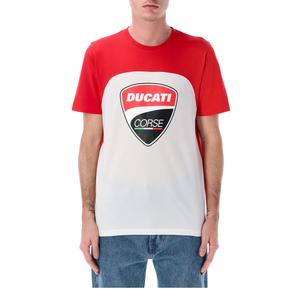 Tricou Ducati Badge roșu-alb