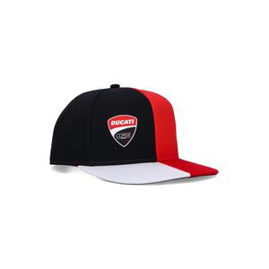 Ducati Flat Cap roșu-negru-alb