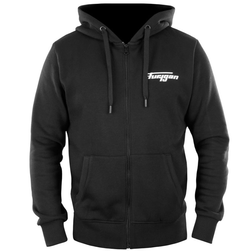 Hanorac Furygan Corpo Zip Negru-Alb
