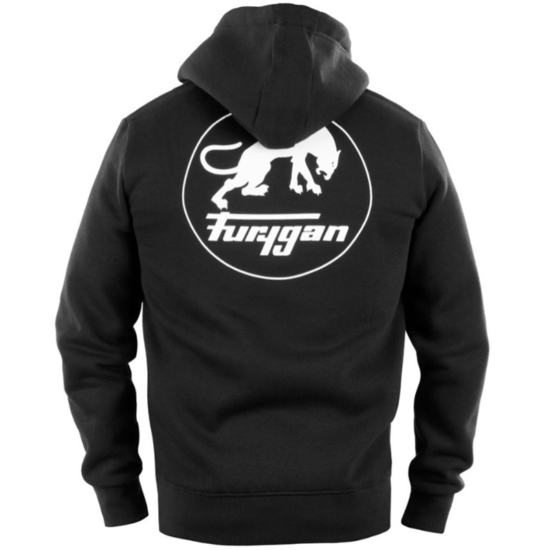 Hanorac Furygan Corpo Zip Negru-Alb