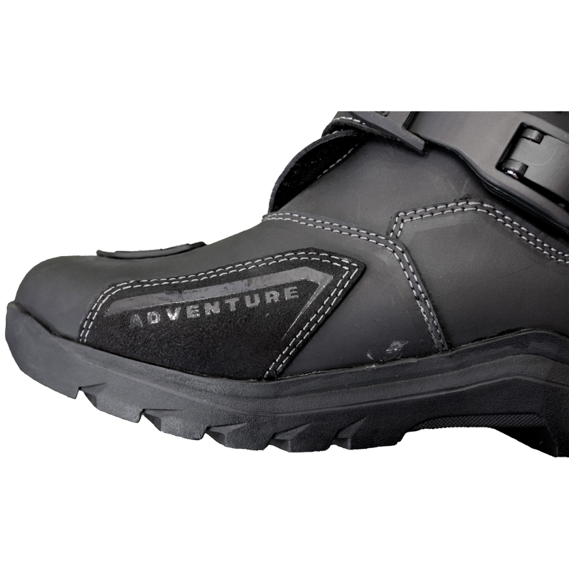 Ghete moto Street Racer Adventure Low WP negre - II. calitate - II. calitate 