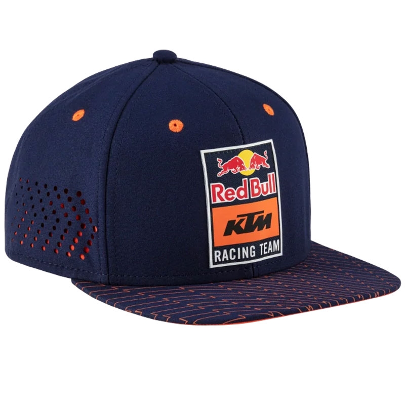 Şapcă plată KTM Red Bull Racing Grid albastru-portocaliu