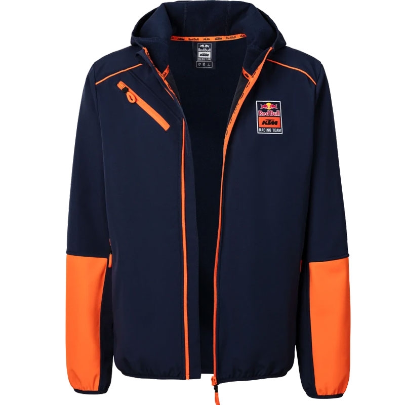Jachetă softshell KTM Red Bull Racing Grid albastru-portocaliu