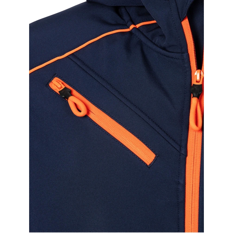Jachetă softshell KTM Red Bull Racing Grid albastru-portocaliu