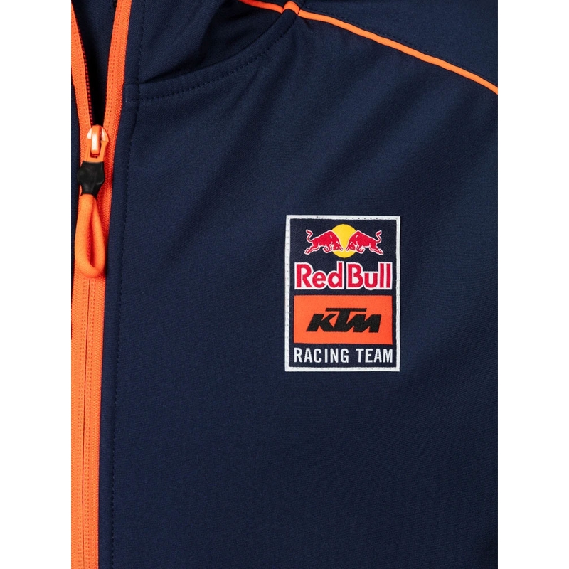 Jachetă softshell KTM Red Bull Racing Grid albastru-portocaliu