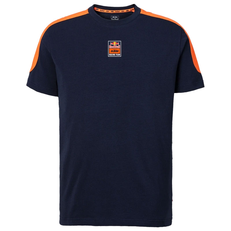 Tricou KTM Red Bull Racing Grid albastru-portocaliu