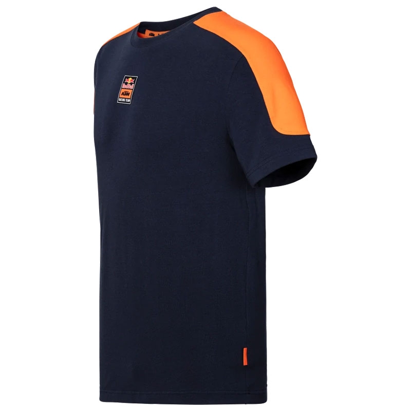 Tricou KTM Red Bull Racing Grid albastru-portocaliu