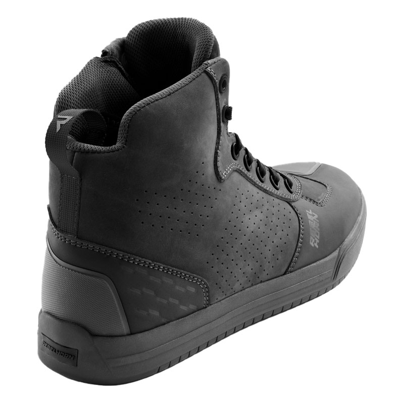 Ghete moto Rebelhorn Spike din piele, negre