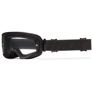 Ochelari de protecție iMX Endurance Flip pentru motocicletă negru-negru cu plexiglas transparent