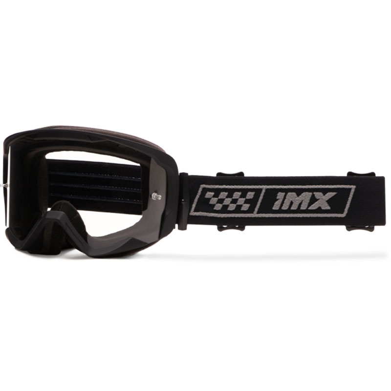 Ochelari de protecție iMX Endurance Race pentru motocicletă negru-gri cu plexiglas afumat