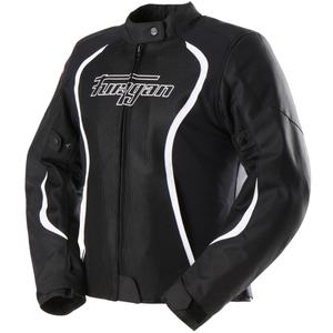 Jachetă motociclist damă Furygan Odessa Vented 3 în 1 alb-negru