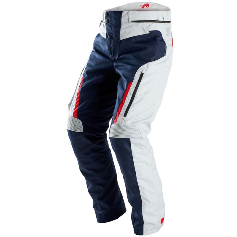 Pantaloni moto Furygan Killington albastru-bej-rosu