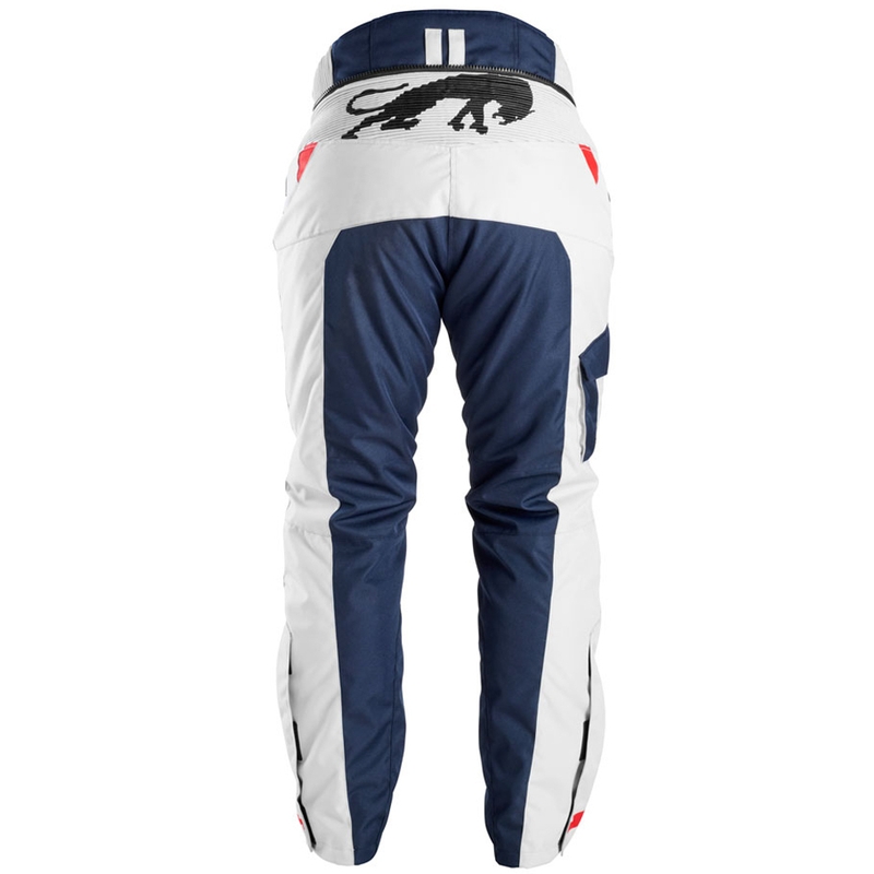 Pantaloni moto Furygan Killington albastru-bej-rosu