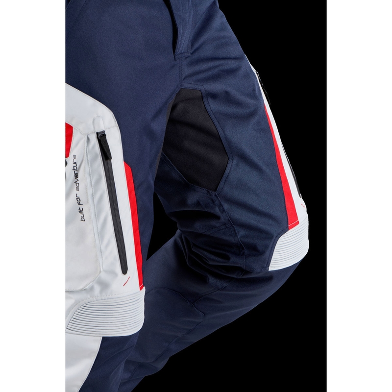 Pantaloni moto Furygan Killington albastru-bej-rosu