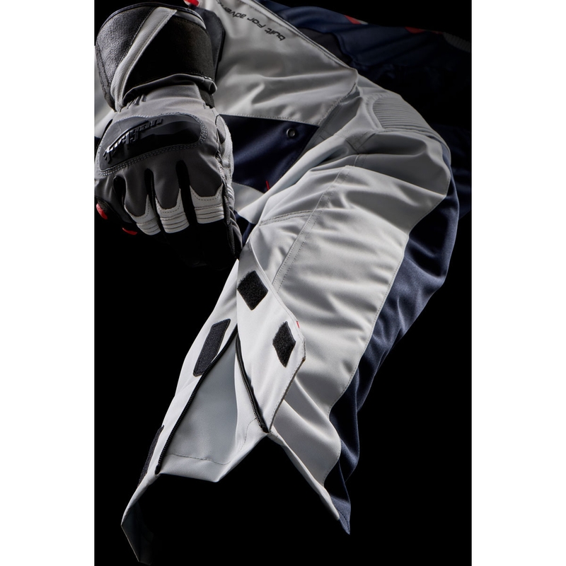 Pantaloni moto Furygan Killington albastru-bej-rosu
