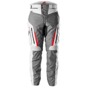 Pantaloni moto Furygan Killington gri-bej-rosu