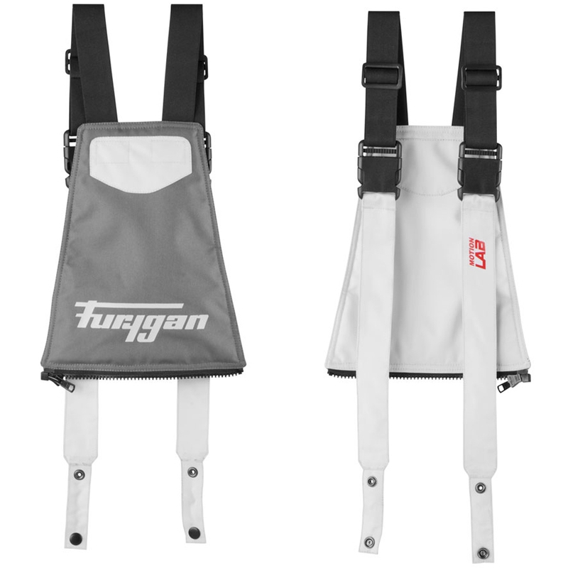 Pantaloni moto Furygan Killington gri-bej-rosu