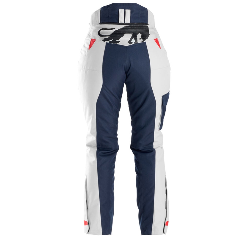 Pantaloni moto dama Furygan Killington Lady albastru-bej-rosu