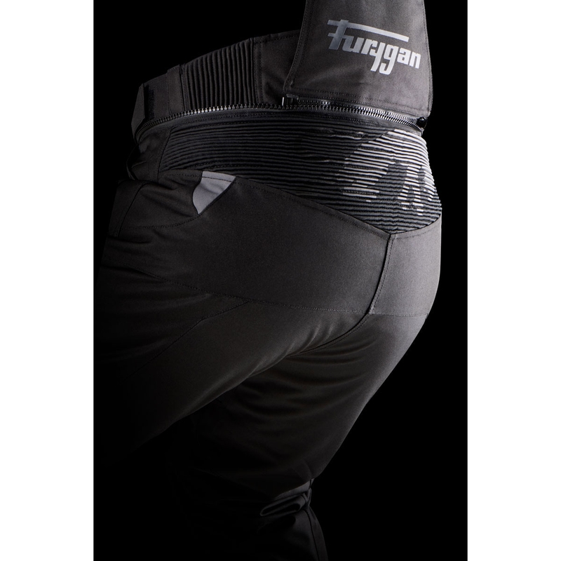 Pantaloni moto dama Furygan Killington Lady negru-gri