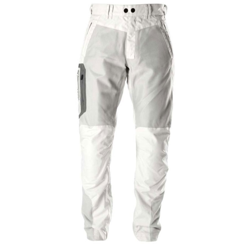 Pantaloni moto Furygan Ciaran bej-gri