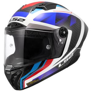 Casca moto integrala LS2 FF805 Thunder C GP Aero Raute albastru-rosu